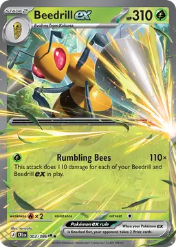 Beedrill ex — Chaos Rising #003