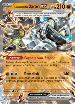 Cornerstone Mask Ogerpon ex — Twilight Masquerade #112