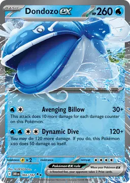 Dondozo ex — Destined Rivals #066