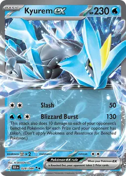 Kyurem ex — Black Bolt #028