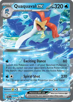 Quaquaval ex — Paldea Evolved #052