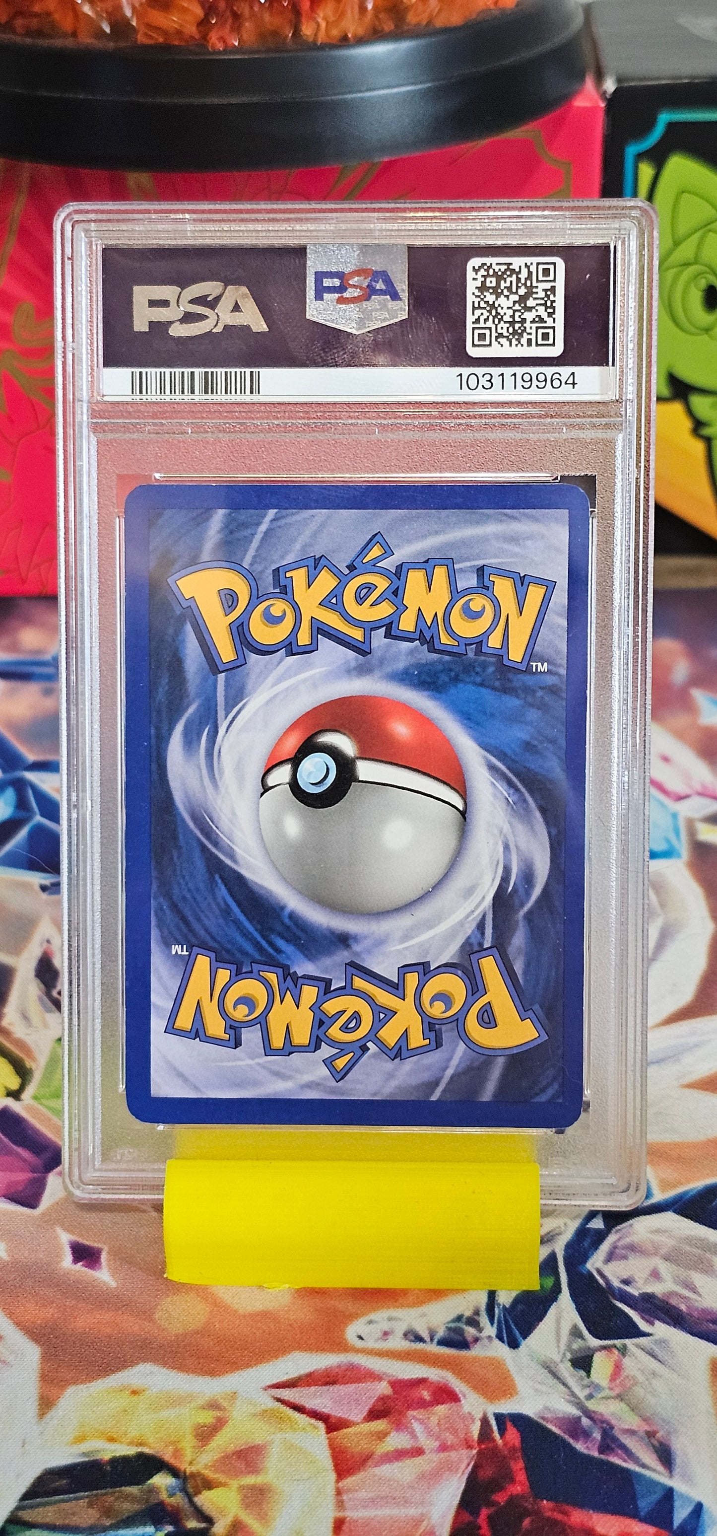 English Slab - Dark Wartortle - 39/110 - Legendary Collection - PSA 7